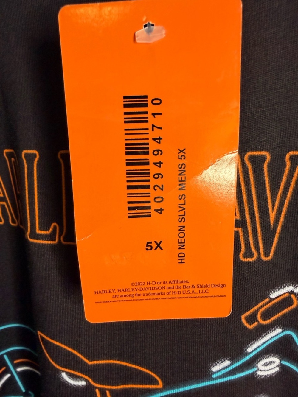 Harley Davidson Sleeveless T Shirt NWT - Picture 5 of 5